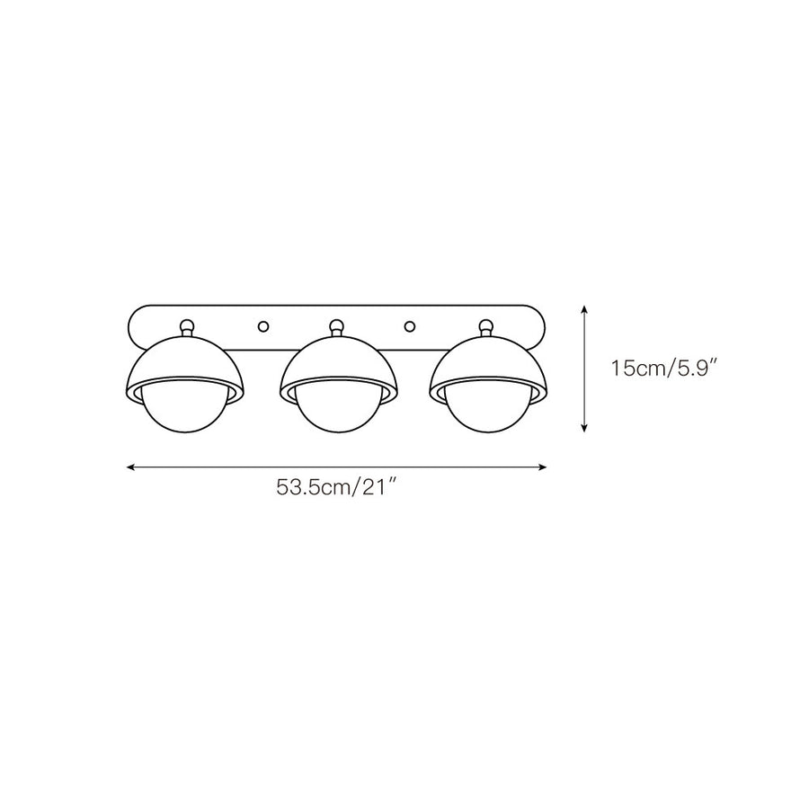 Pecherna Wall Sconce – detail 4 — Dimension drawings 2