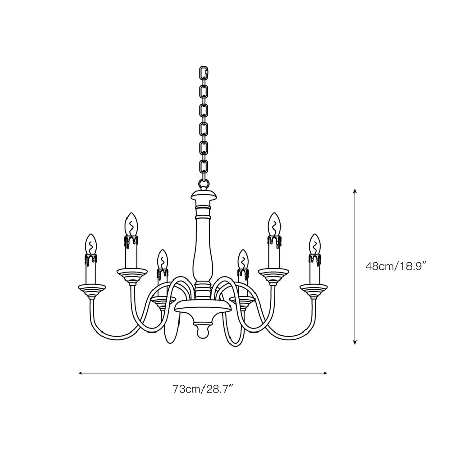 Penetrar Chandelier – detail 3 — Dimension drawings 1