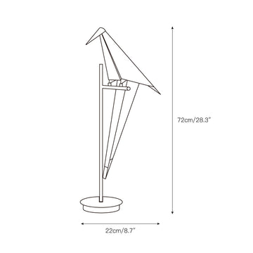 Perch Table Lamp – detail 3 — Dimension drawings 1