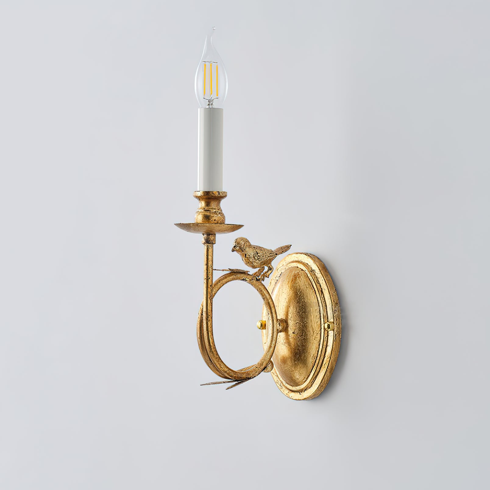 Perching Bird Sconce