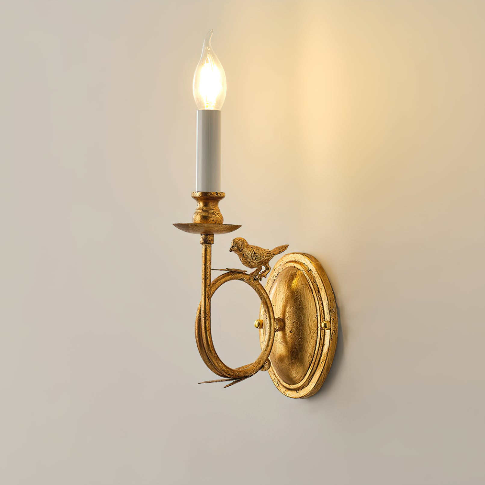 Perching Bird Sconce