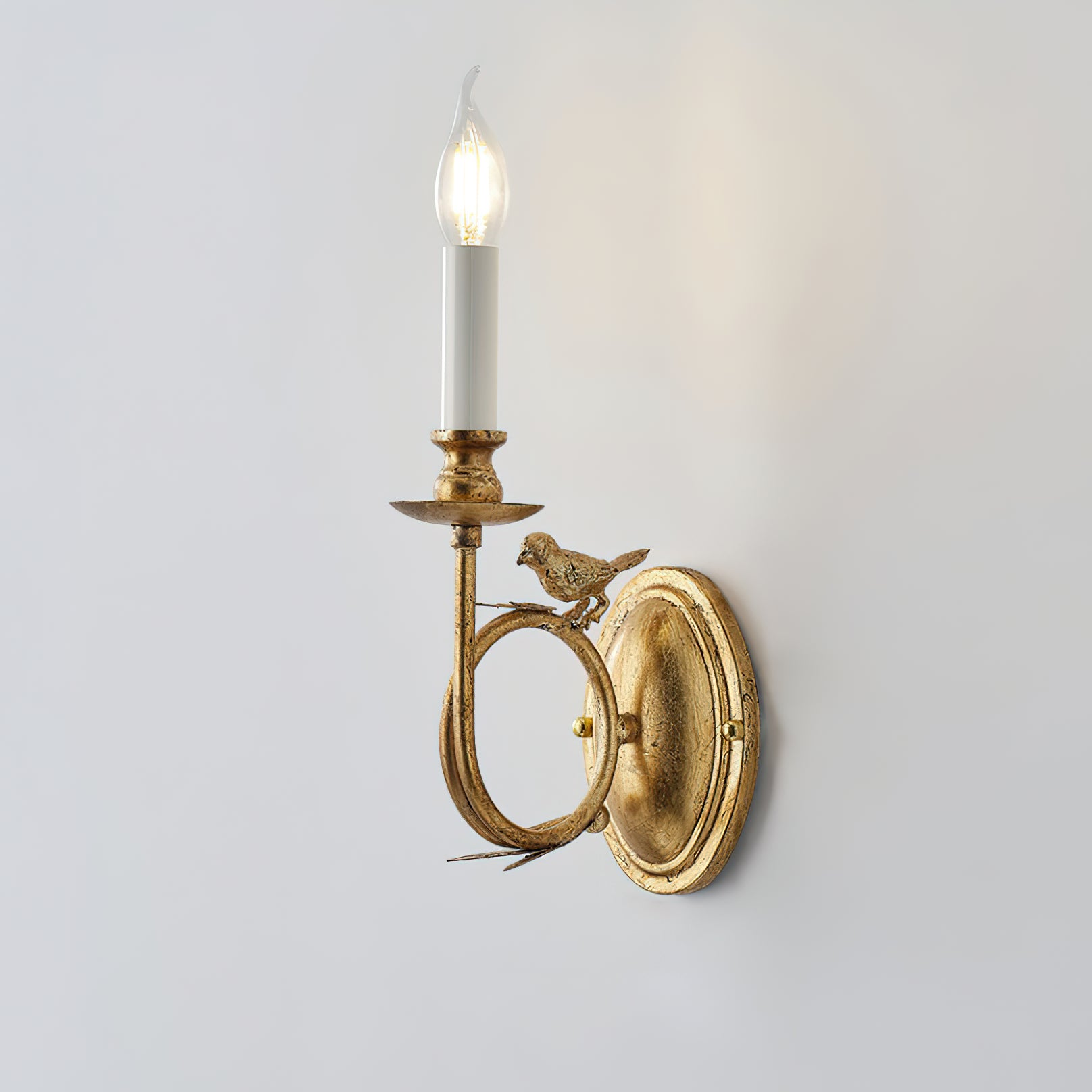 Perching Bird Sconce