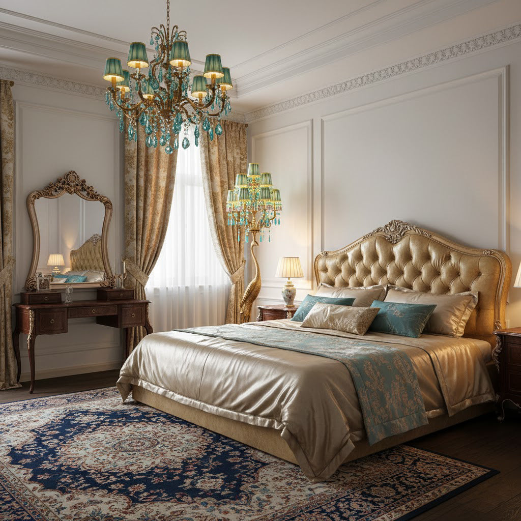 Perky Peacock Floor Lamp