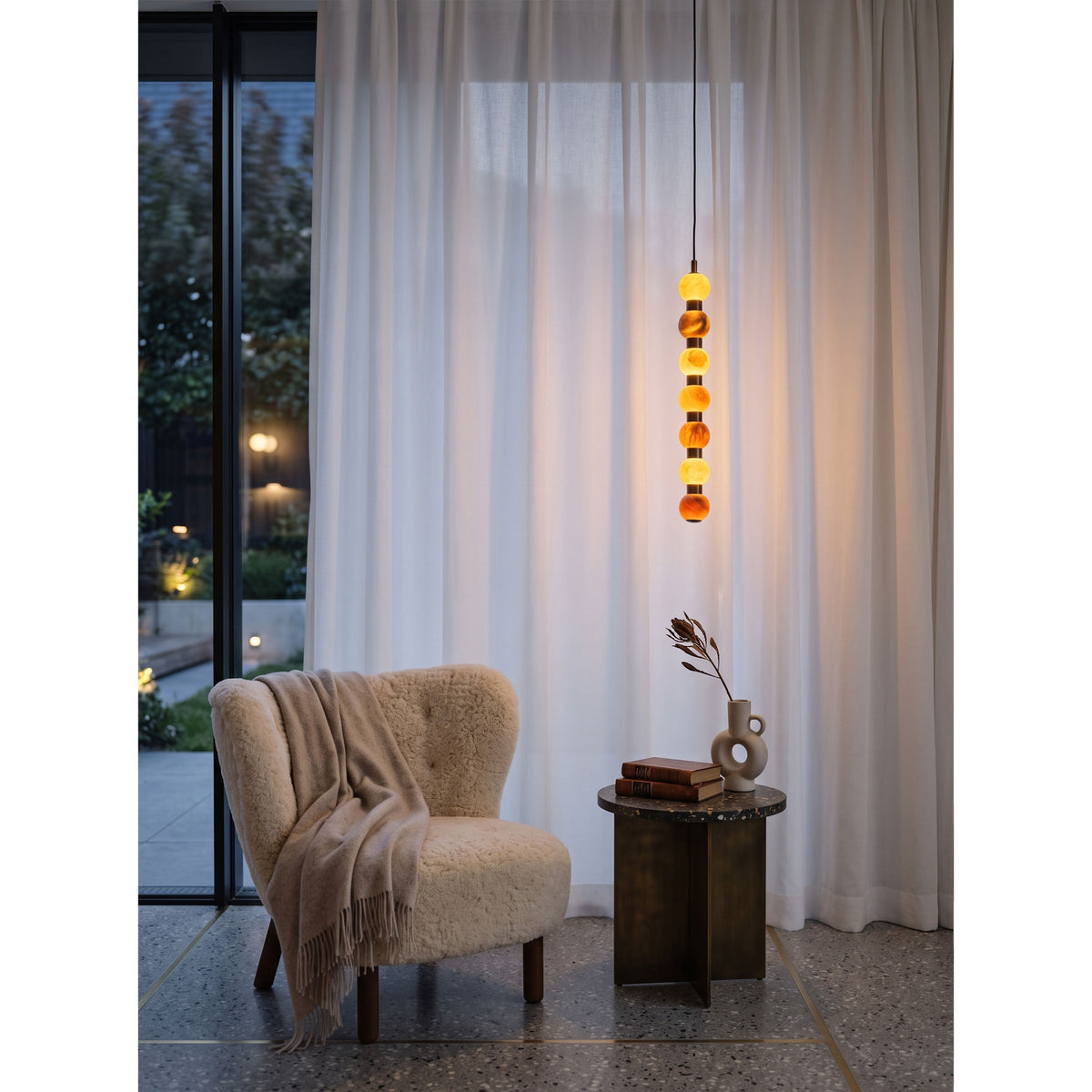 Perle Alabaster Pendant Lamp