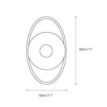 Petra Travertine Wall Sconce – detail 4 — Dimension drawings 2