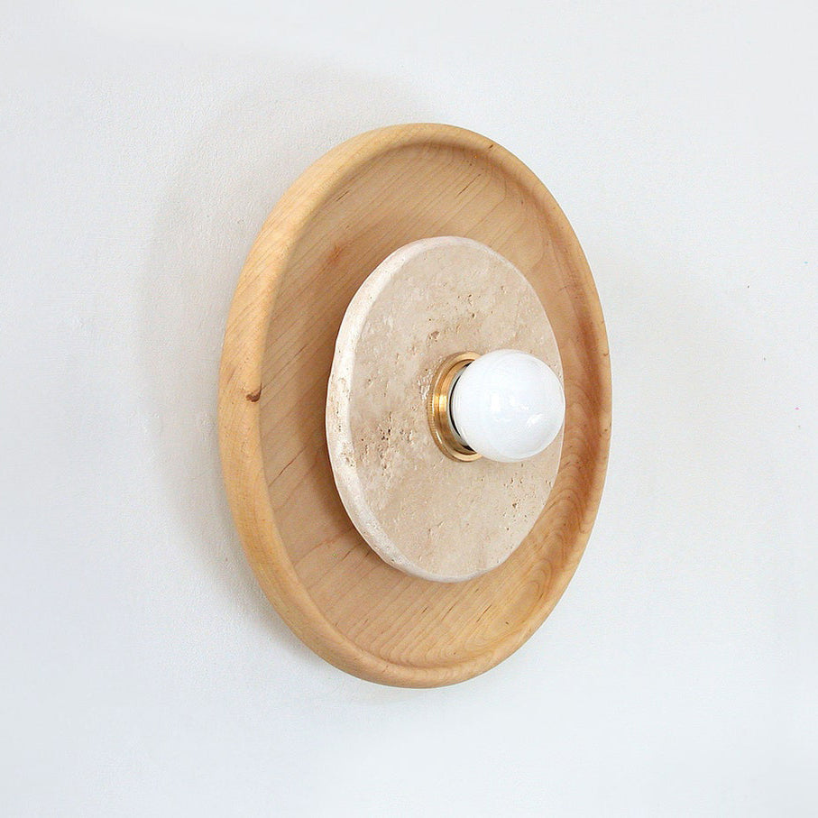 Petra Travertine Wall Sconce