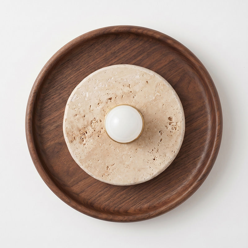 Petra Travertine Wall Sconce