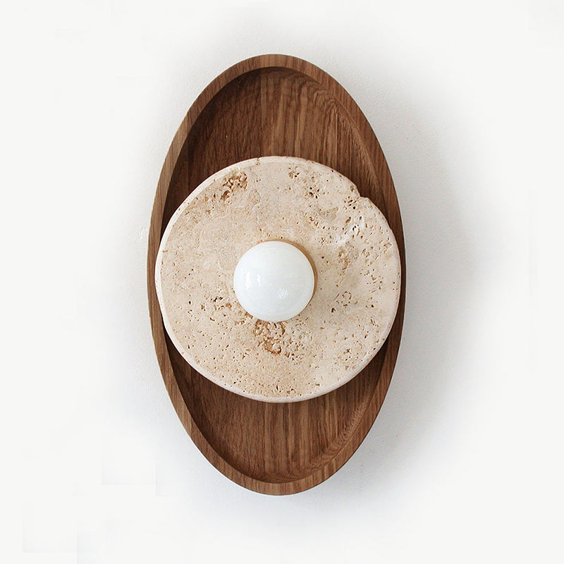 Petra Travertine Wall Sconce