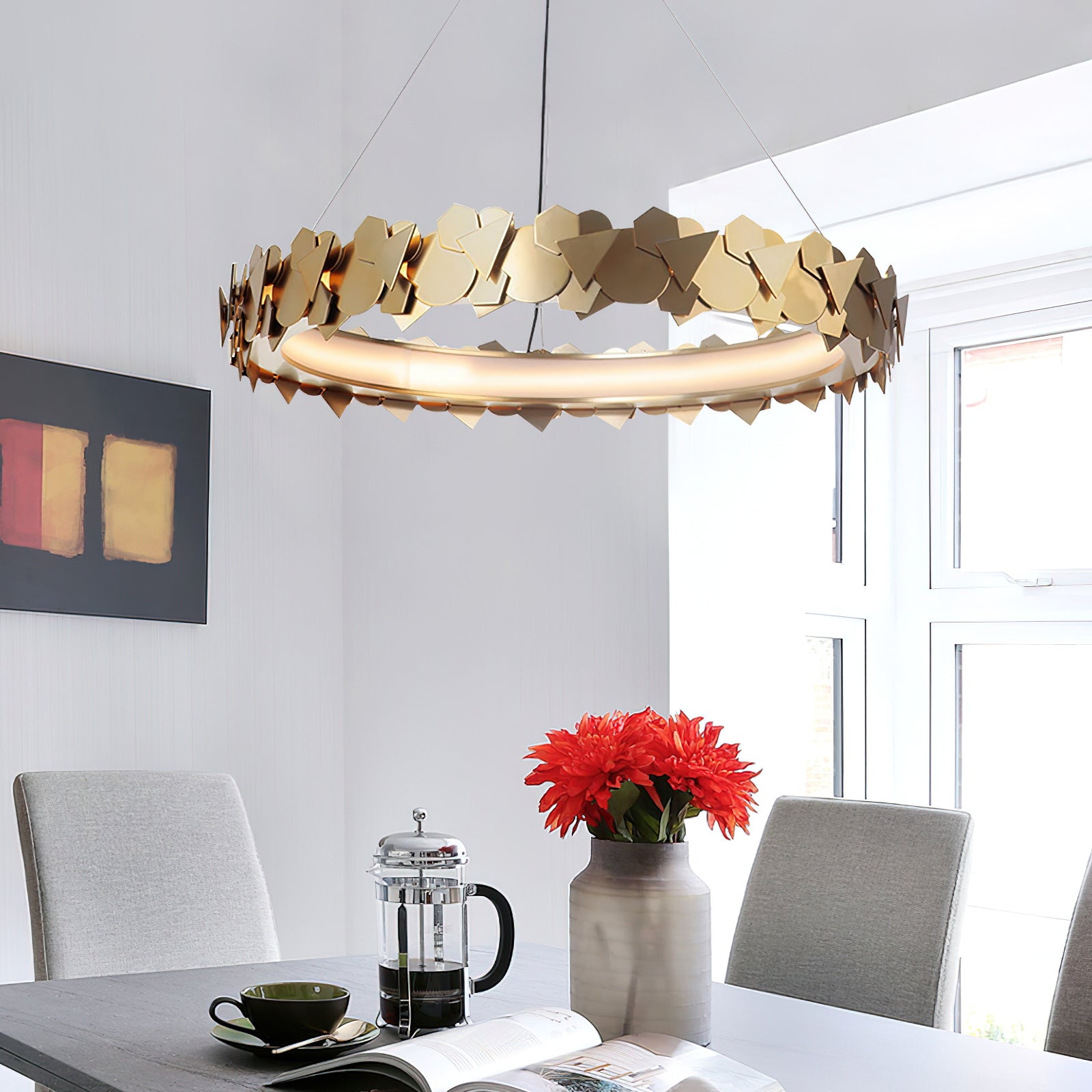 Philomenos Halo Chandelier