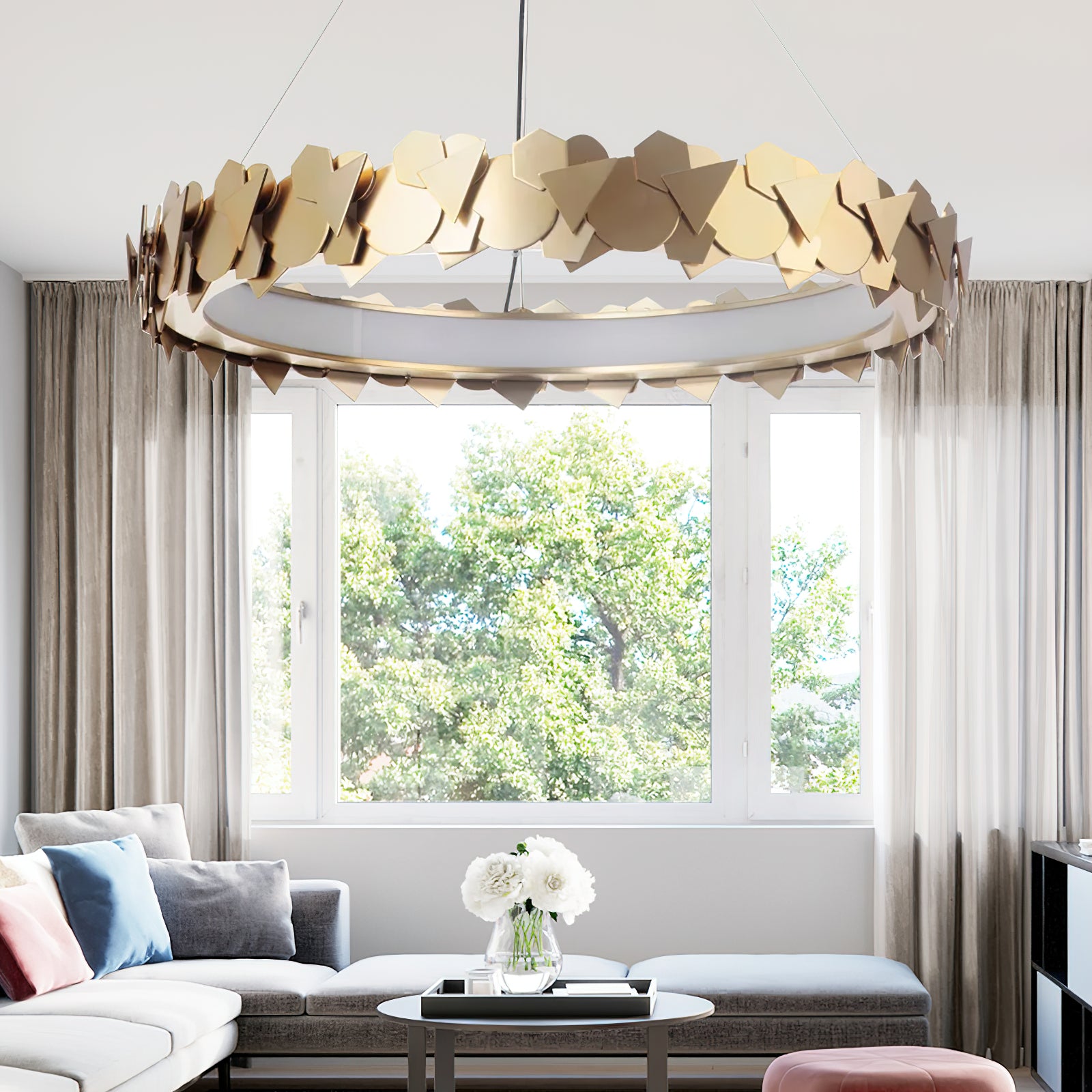 Philomenos Halo Chandelier