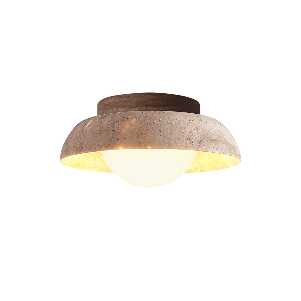 Travertine Ceiling Light