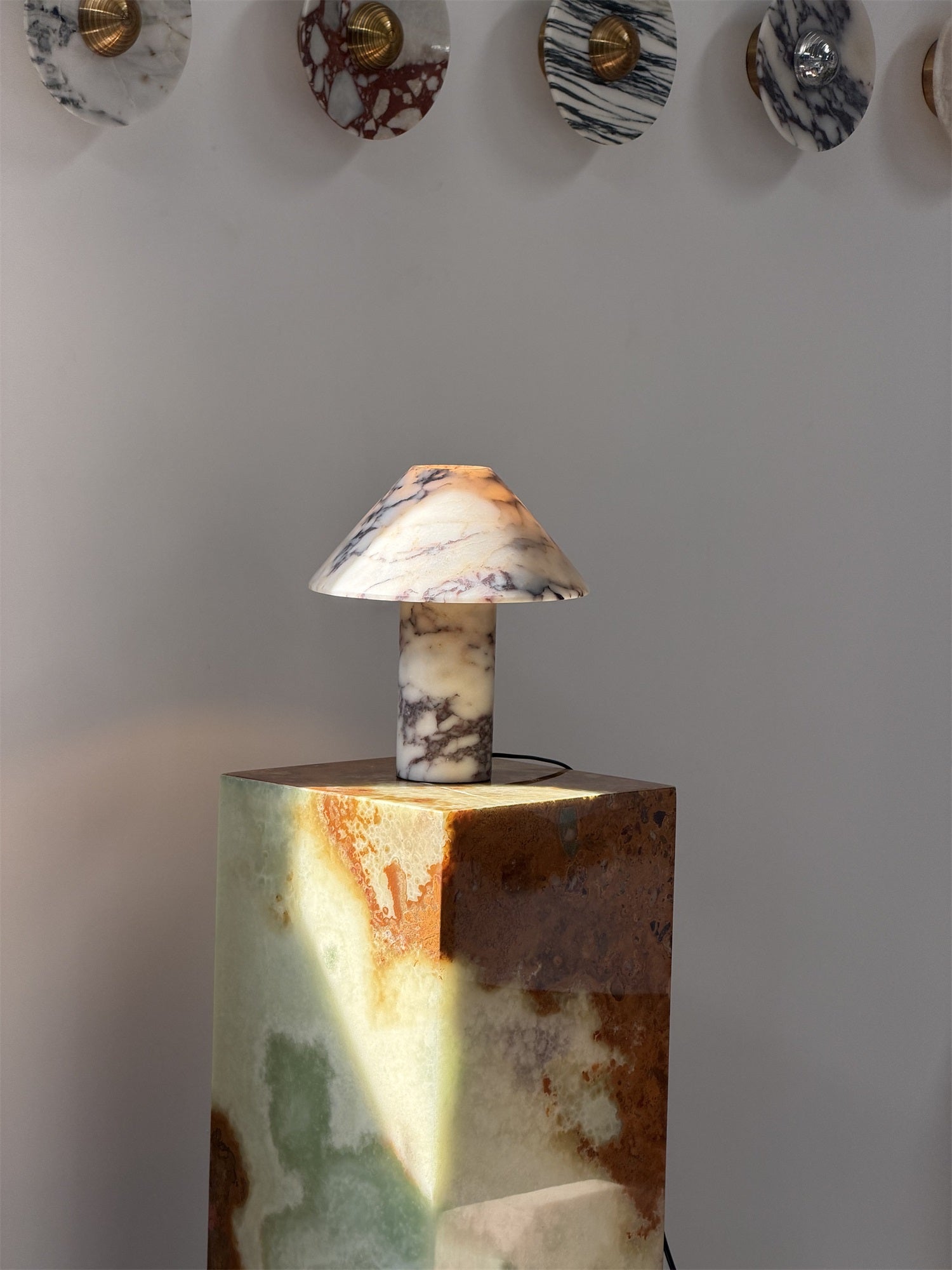 Pillar Stone Table Light