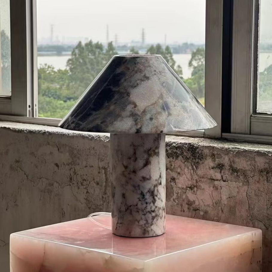 Pillar Stone Table Lamp