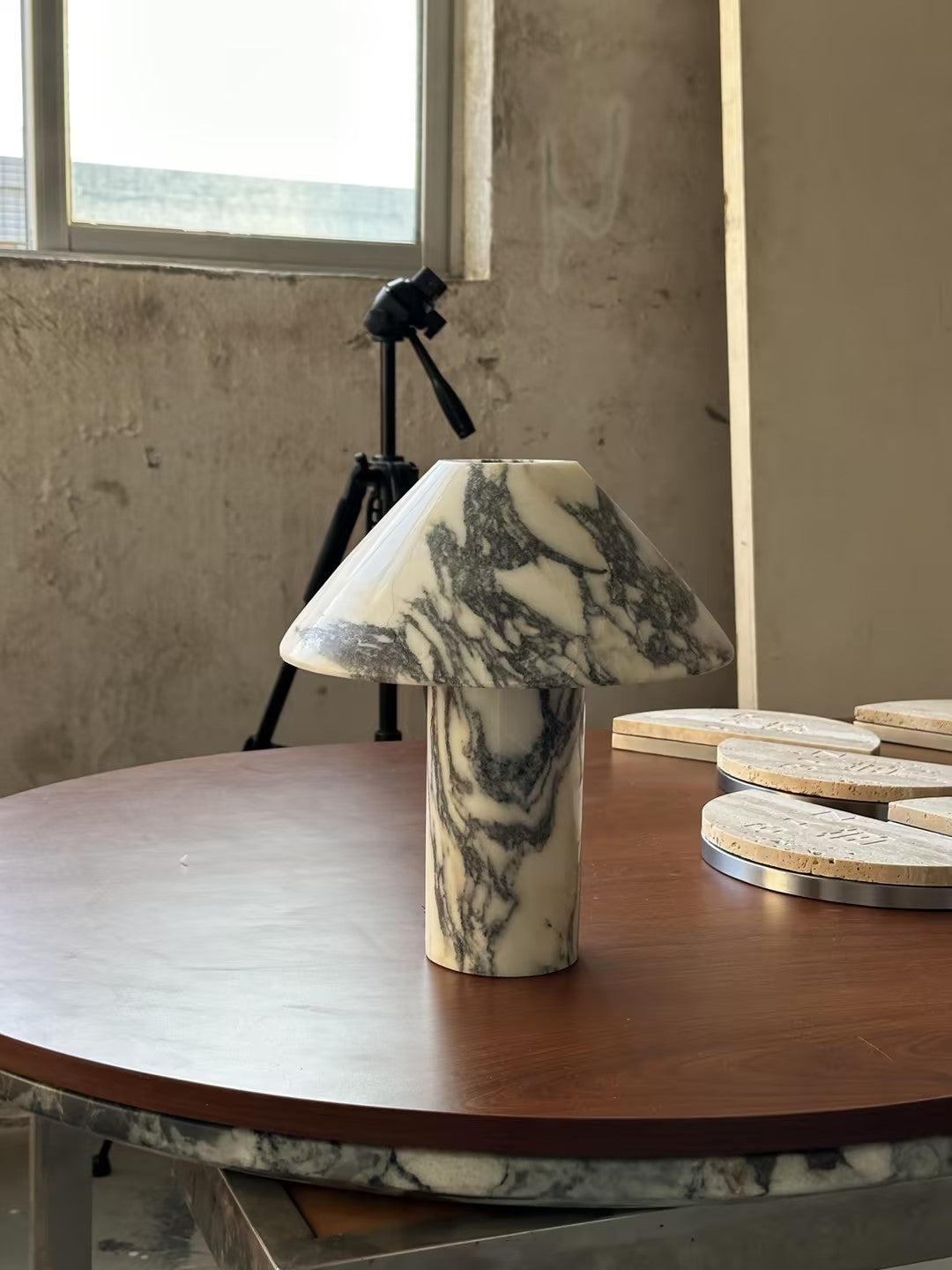 Pillar Stone Table Lamp