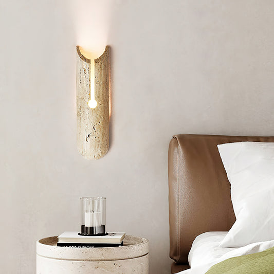 Pille Travertine Wall Lamp