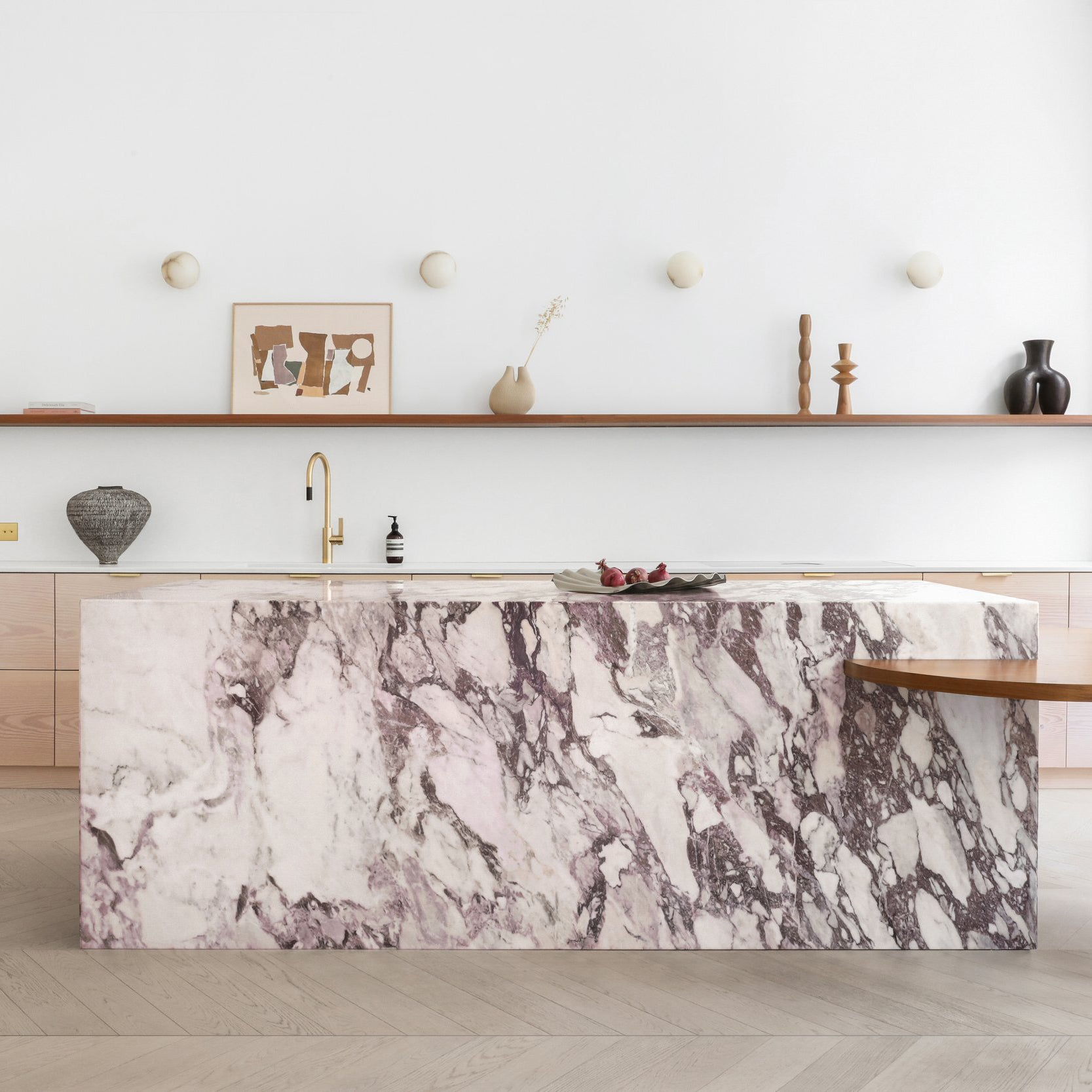 Planette Alabaster Wall Lamp