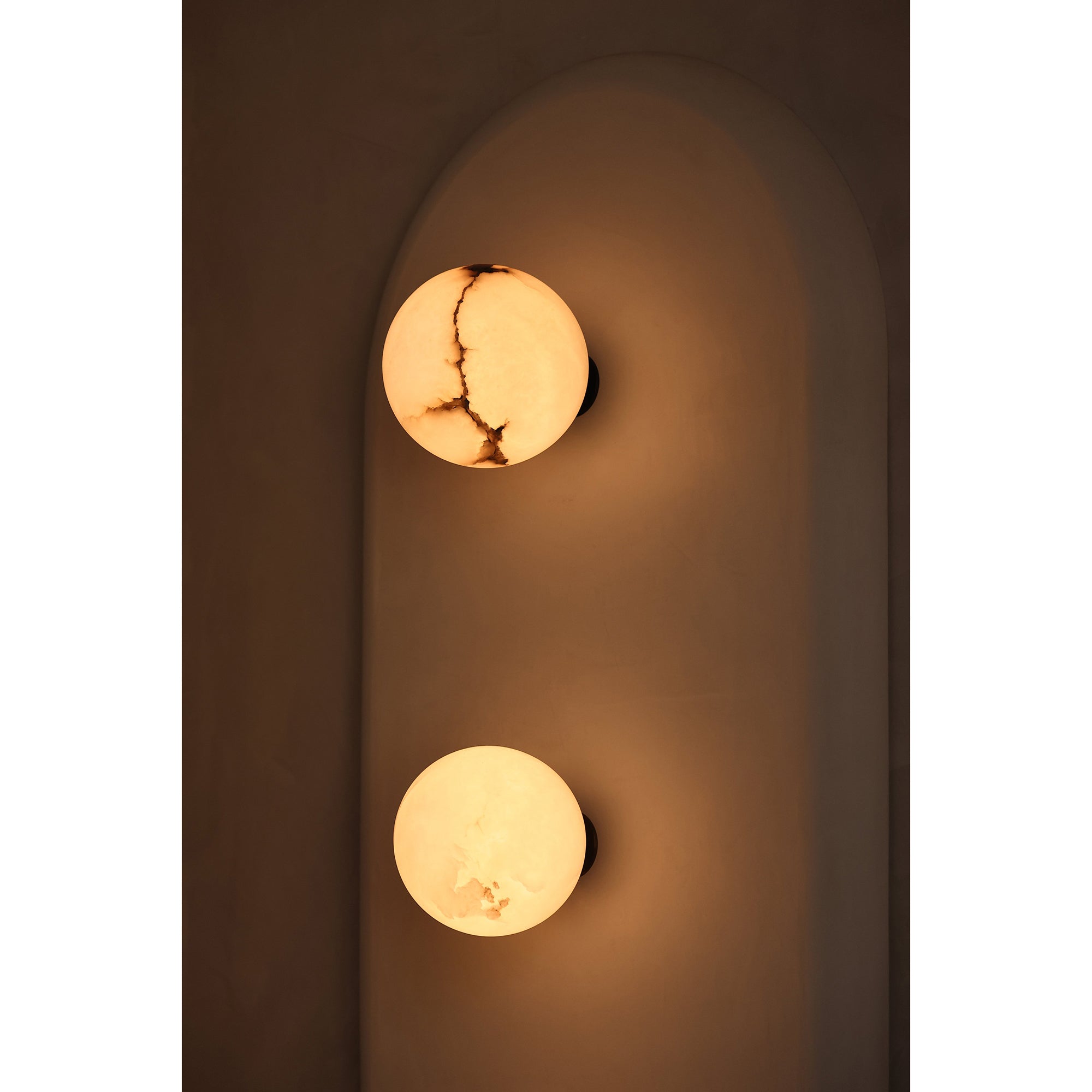 Planette Alabaster Wall Lamp