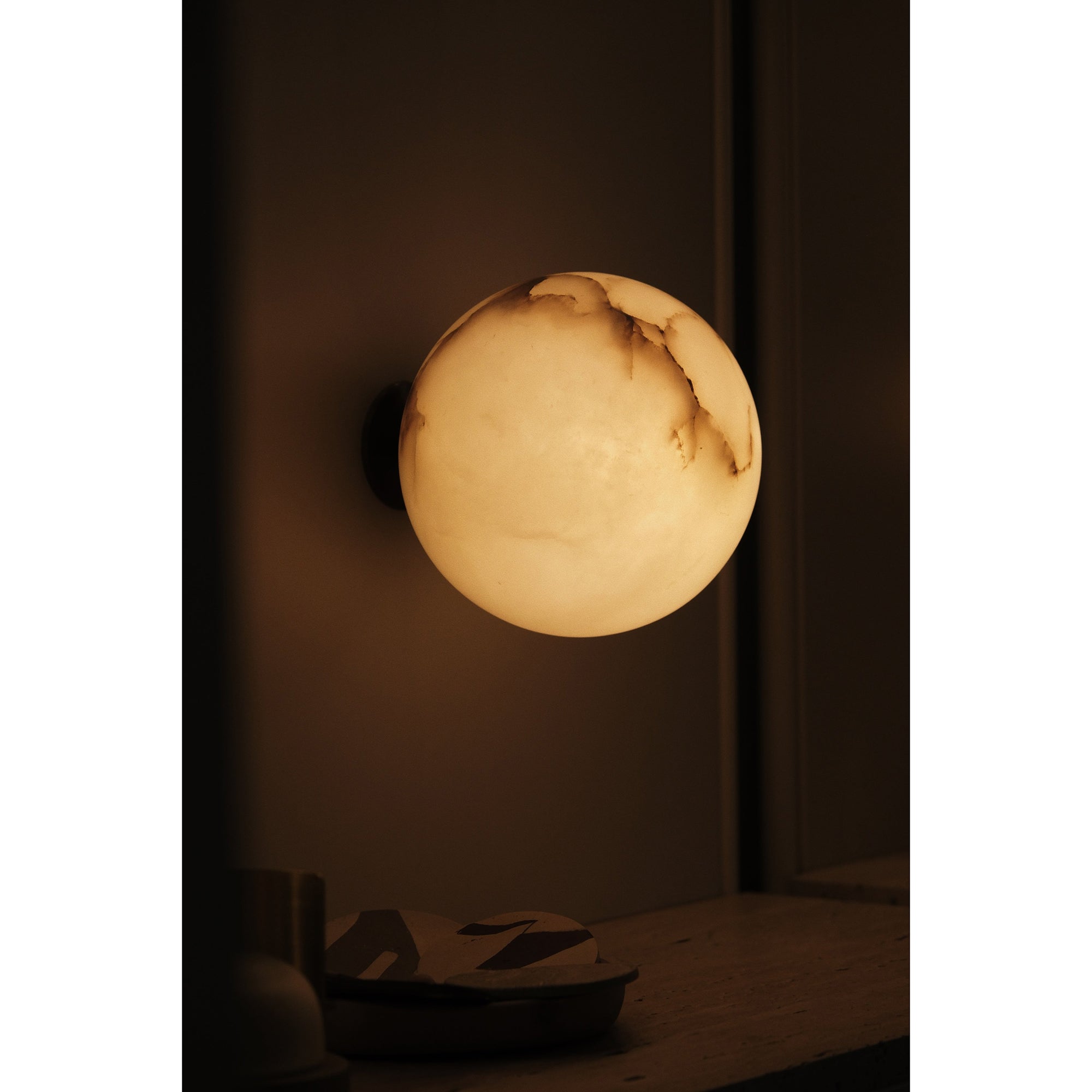 Planette Alabaster Wall Lamp