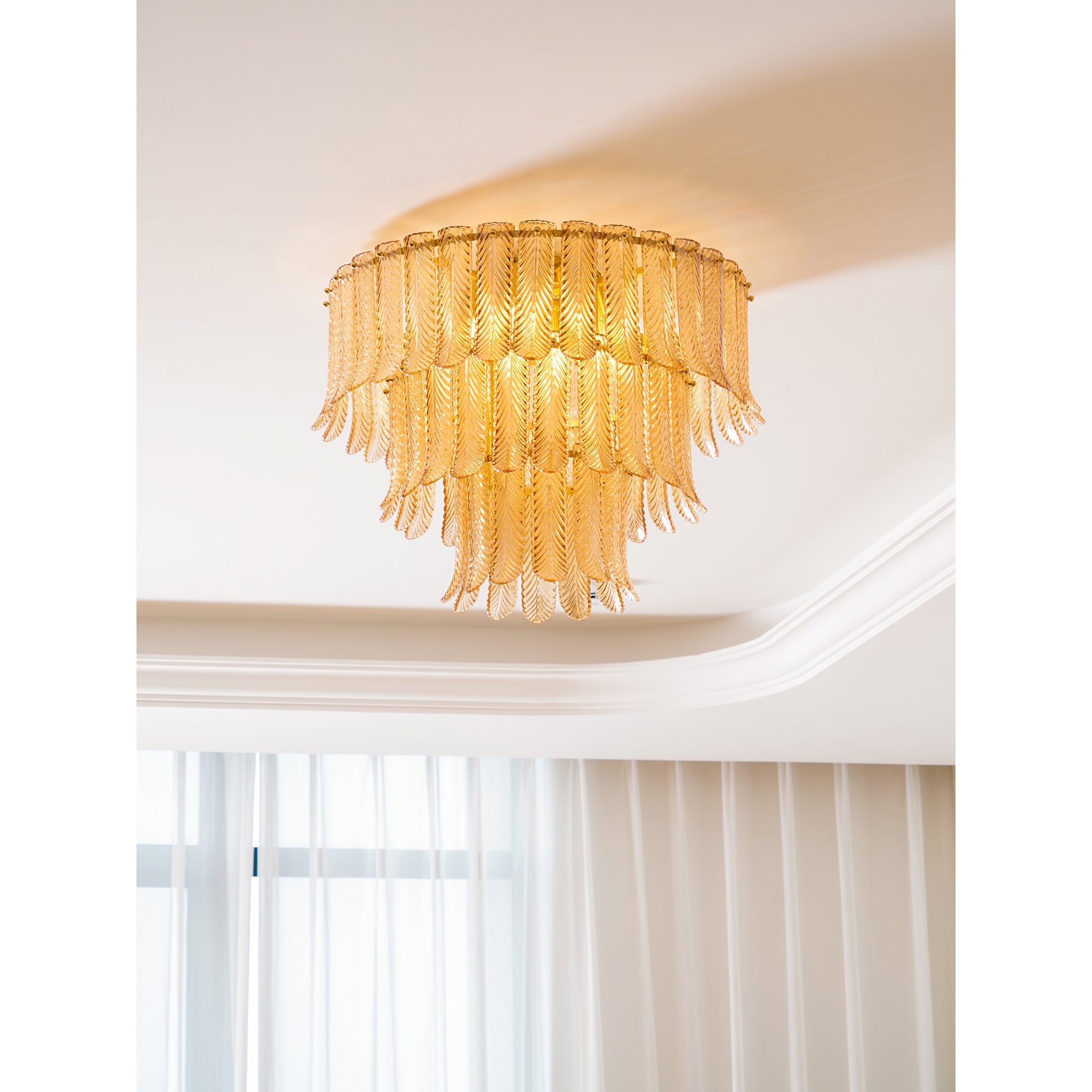 Plume Glass Ceiling Light