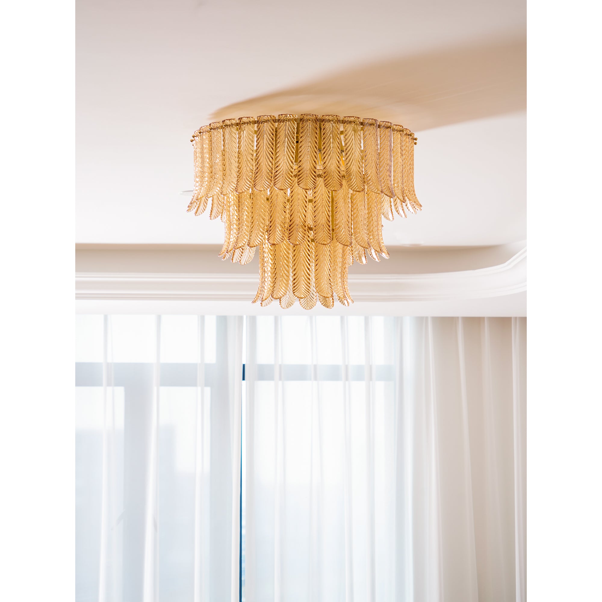 Plume Glass Ceiling Light