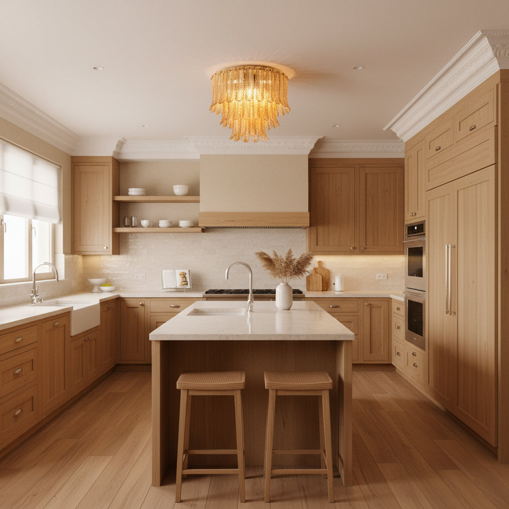 Plume Glass Ceiling Light