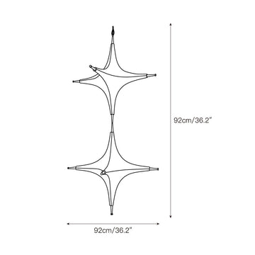 Polar Chandelier – detail 4 — Dimension drawings 2