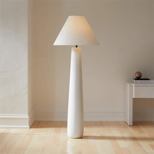 Lampadaire blanc polaire