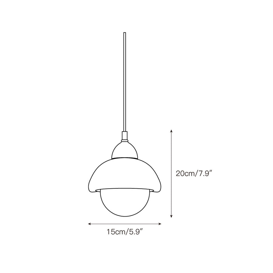Polaris Marble Pendant Lamp – detail 3 — Dimension drawings 1