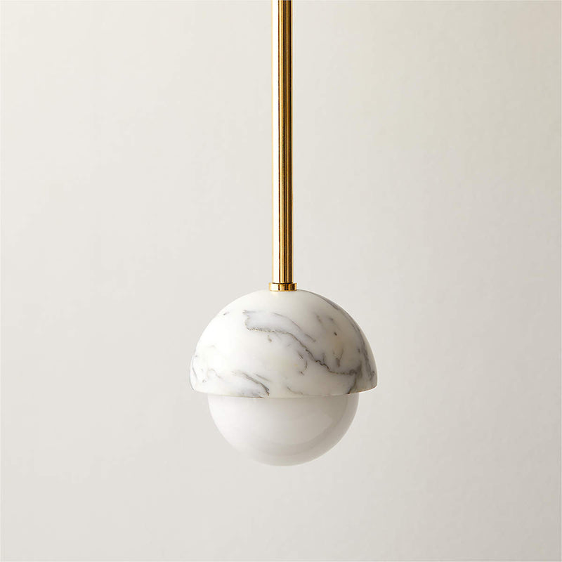 Polaris White Marble Pendant Lamp