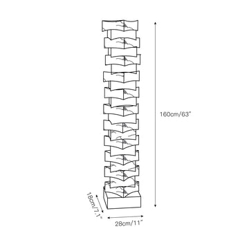 Stacked Alabaster Floor Light – detail 3 — Dimension drawings 1