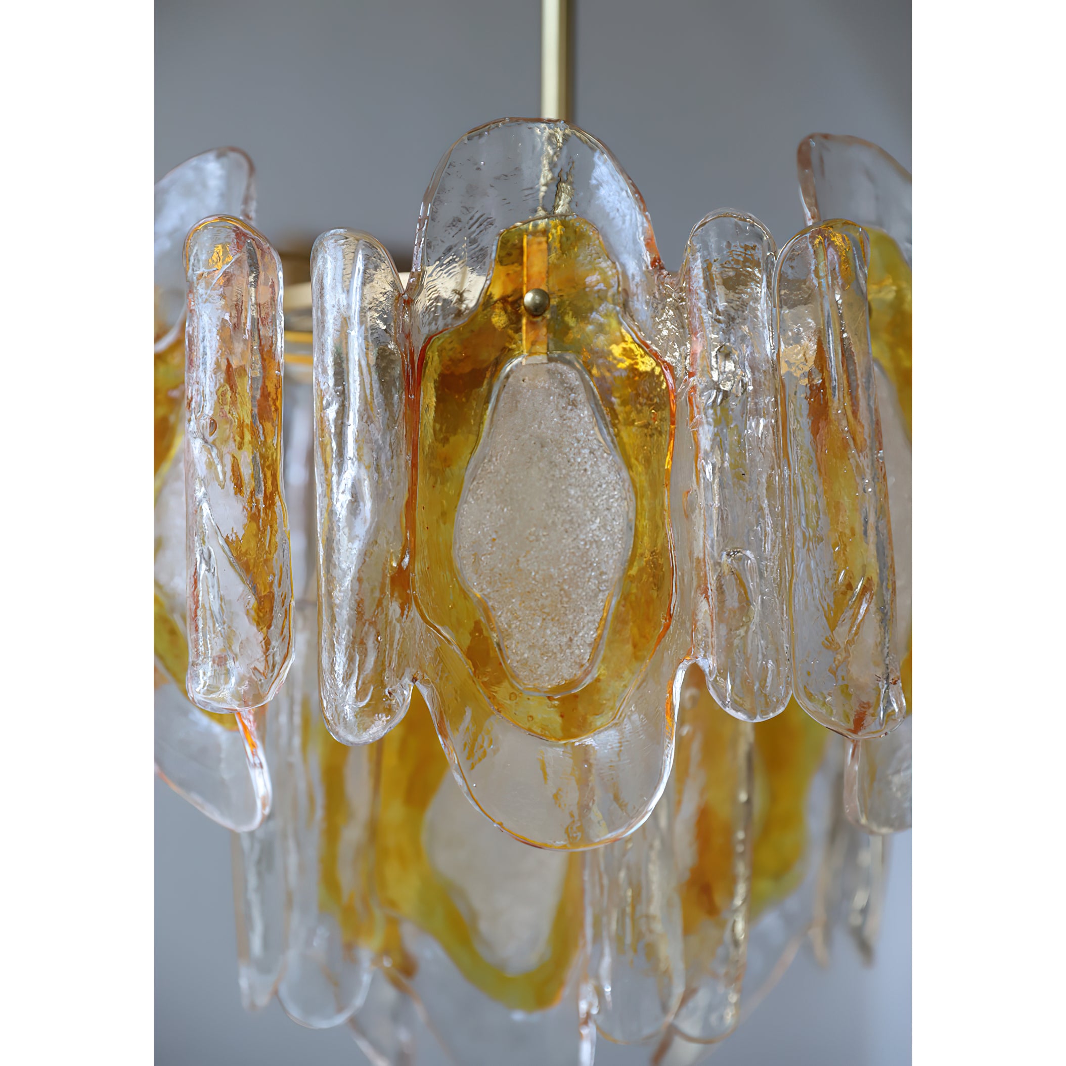 Poliedro Murano Glass Chandelier