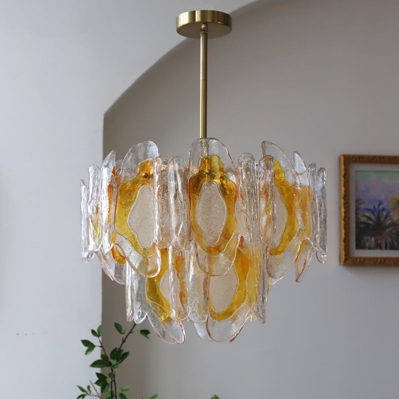 Poliedro Murano Glass Chandelier