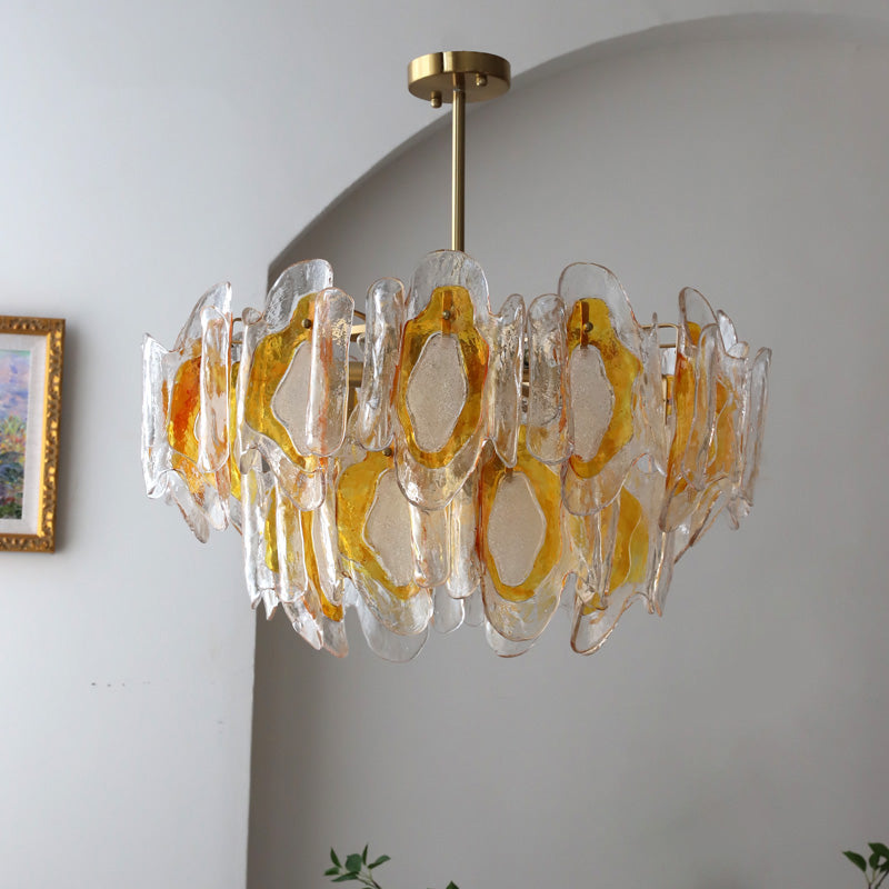 Poliedro Murano Glass Chandelier