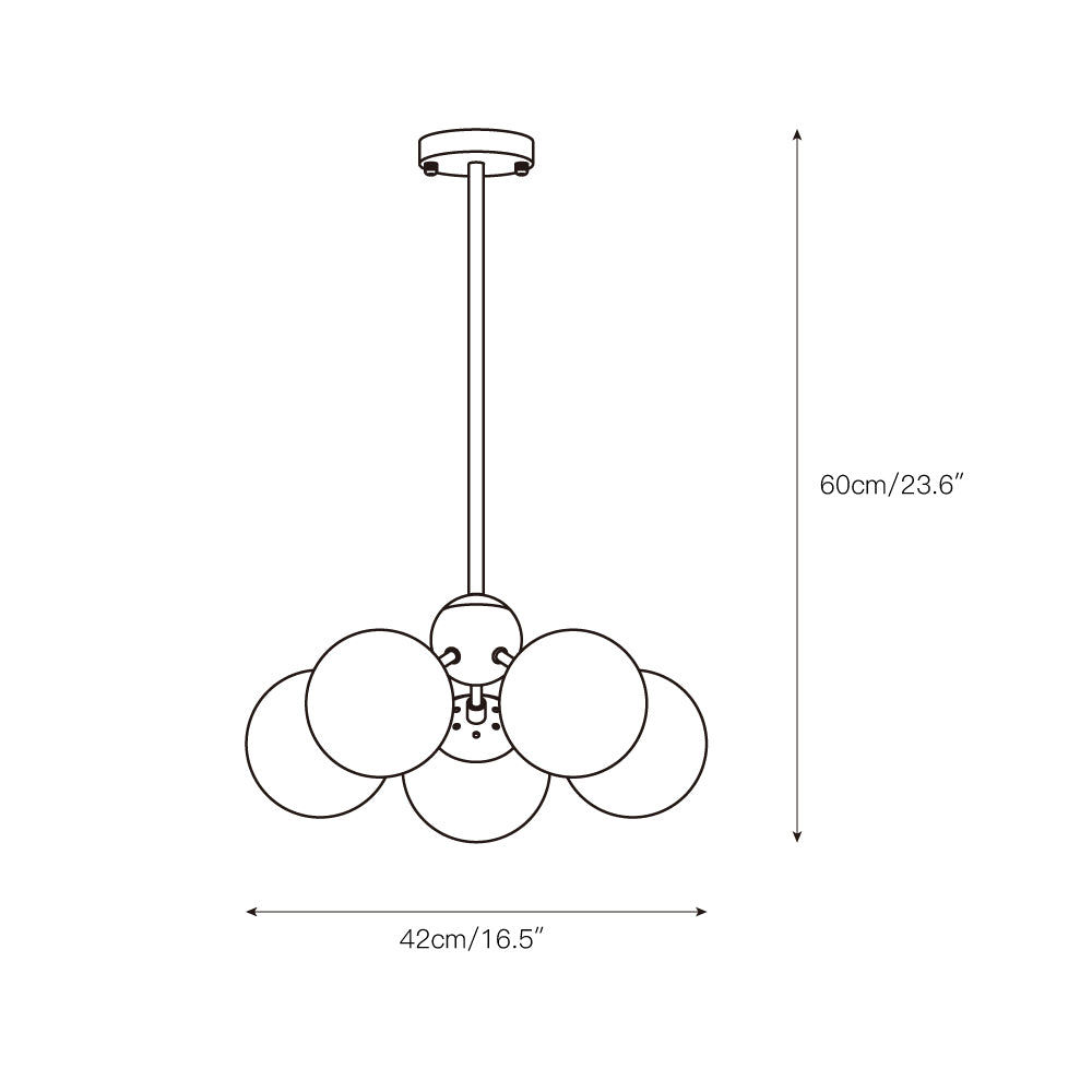 Possini Euro Gable Modo Chandelier