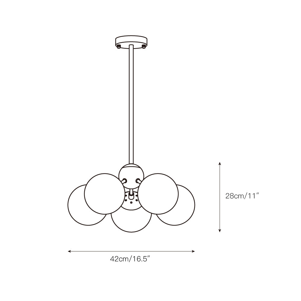 Possini Euro Gable Modo Chandelier