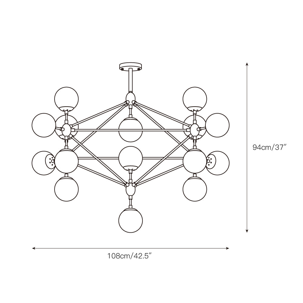 Possini Euro Gable Modo Chandelier