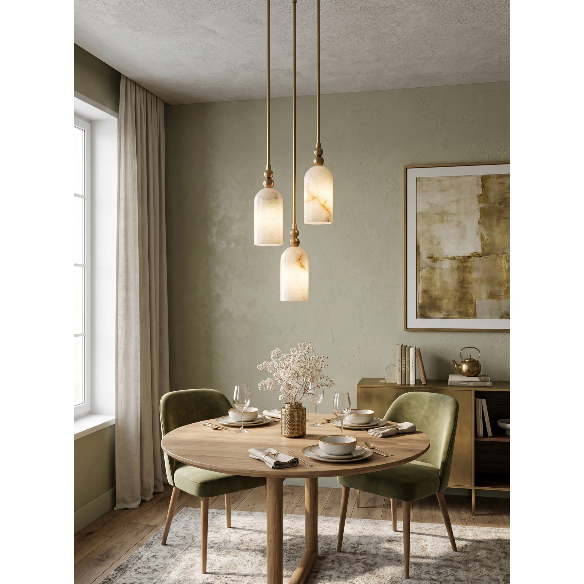 Pratt Alabaster Pendant Lamp