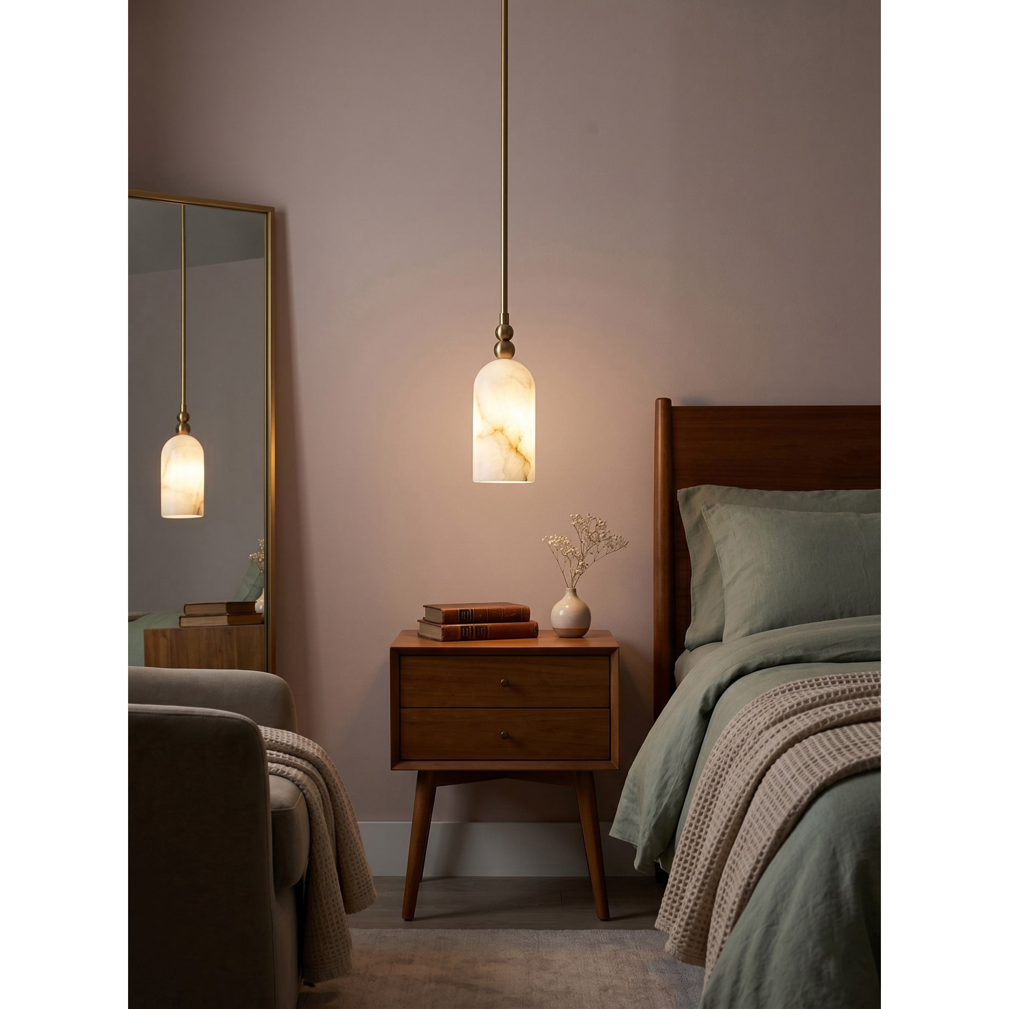 Pratt Alabaster Pendant Lamp