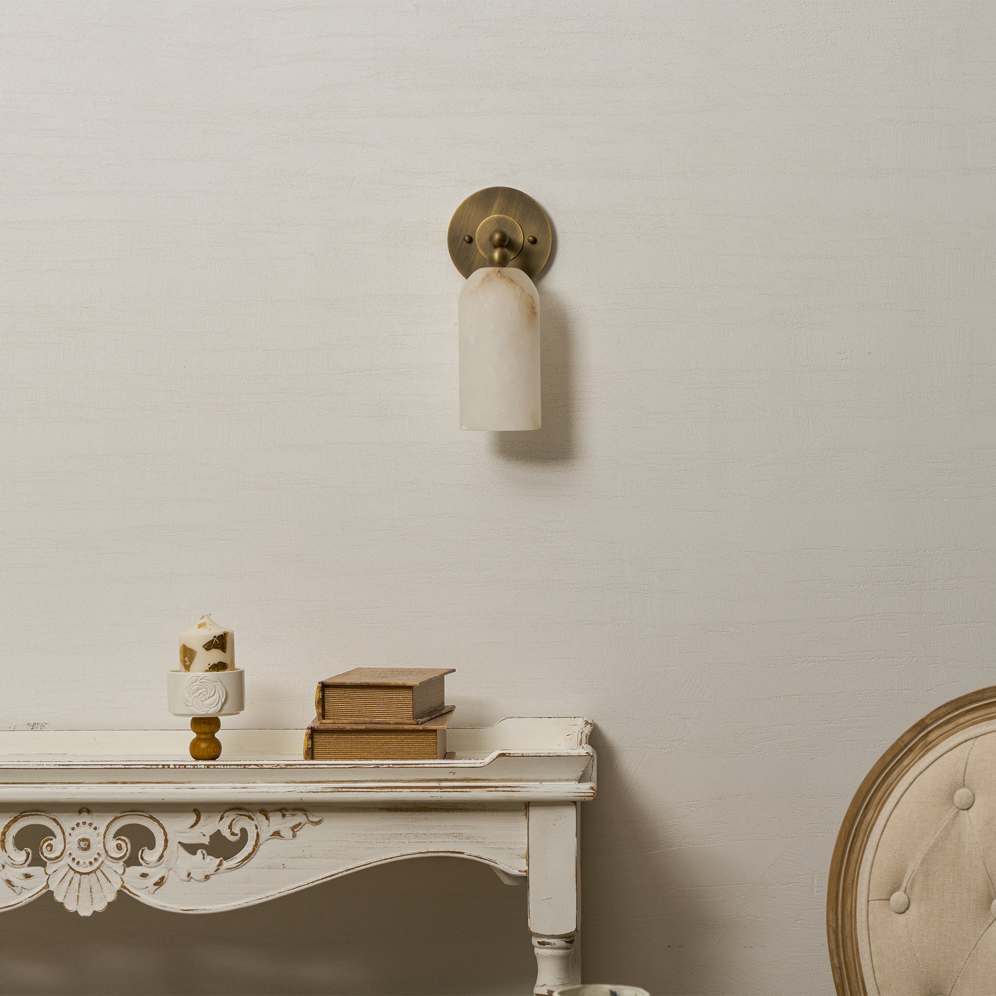 Pratt Alabaster Wall Sconce