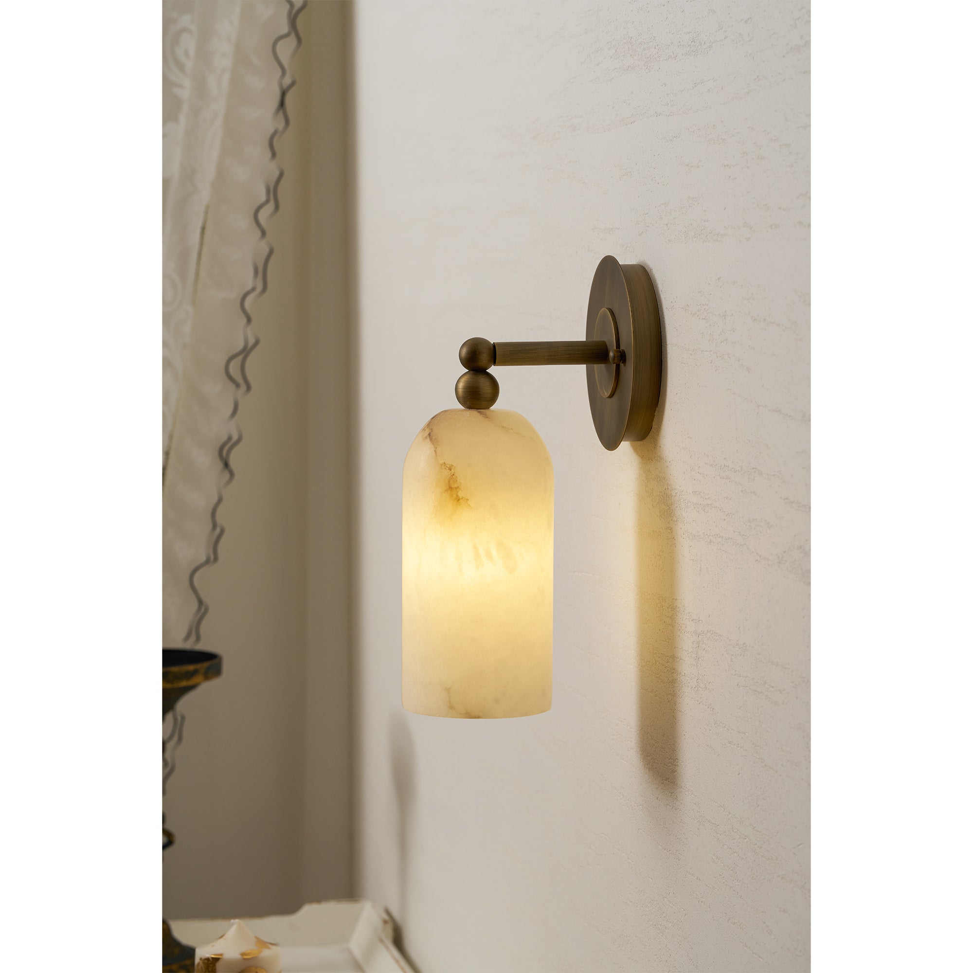 Pratt Alabaster Wall Sconce