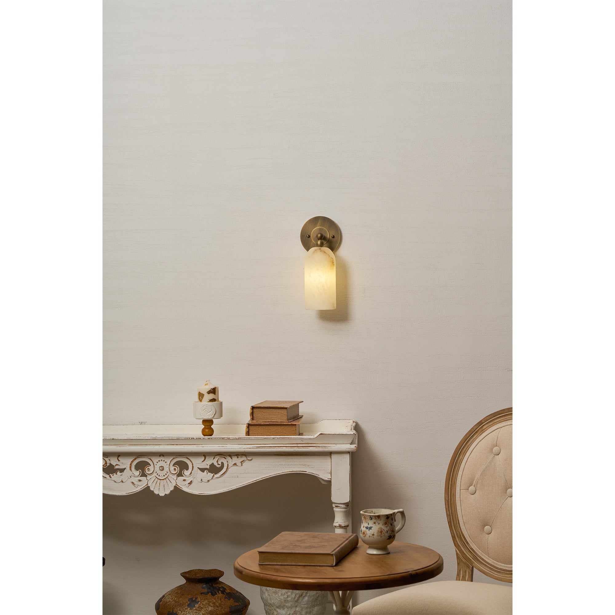 Pratt Alabaster Wall Sconce