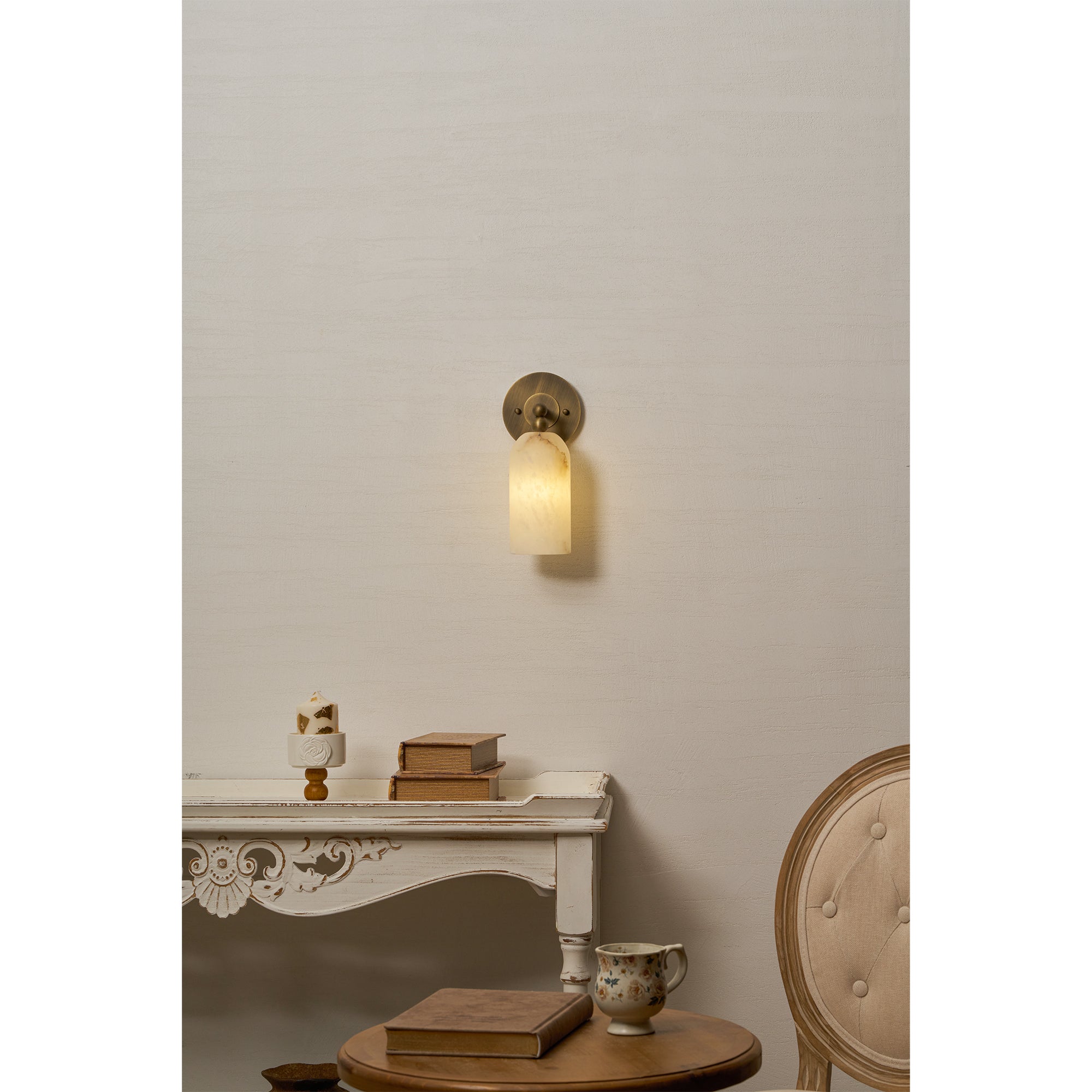 Pratt Alabaster Wall Sconce