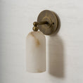 Load image into Gallery viewer, Pratt Alabaster Wall Sconce
