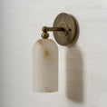 Load image into Gallery viewer, Pratt Alabaster Wall Sconce
