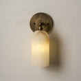 Load image into Gallery viewer, Pratt Alabaster Wall Sconce
