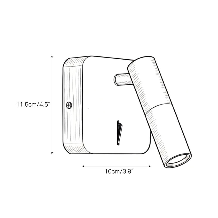 Prea Wall Lamp – detail 3 — Dimension drawings 1