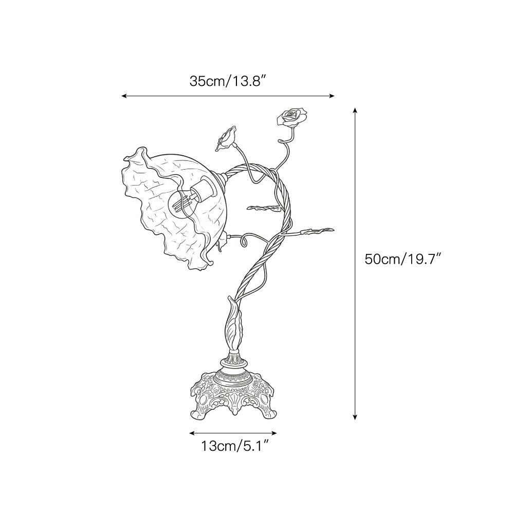 Primavera Flowers Table Lamp