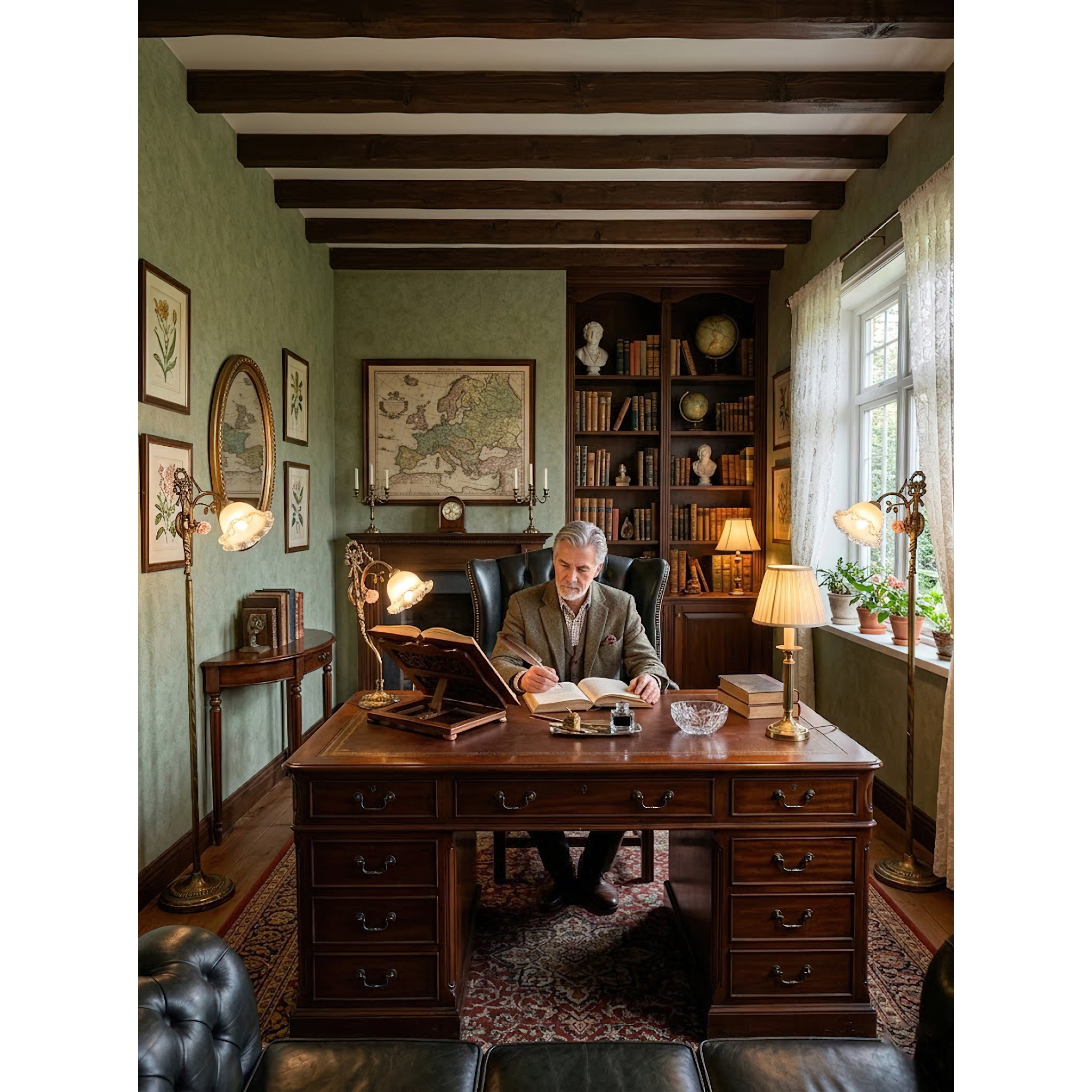 Primavera Flowers Table Lamp