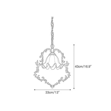 Primrose Pendant Lamp – detail 3 — Dimension drawings 1