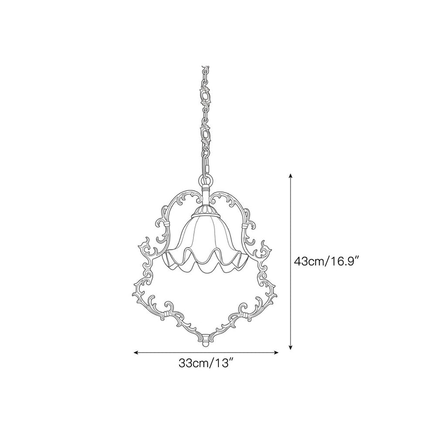Primrose Pendant Lamp – detail 3 — Dimension drawings 1